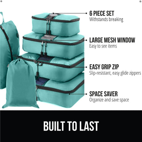 Cubes Organizadores de Ropa y Accesorios de Viaje para Maletas
