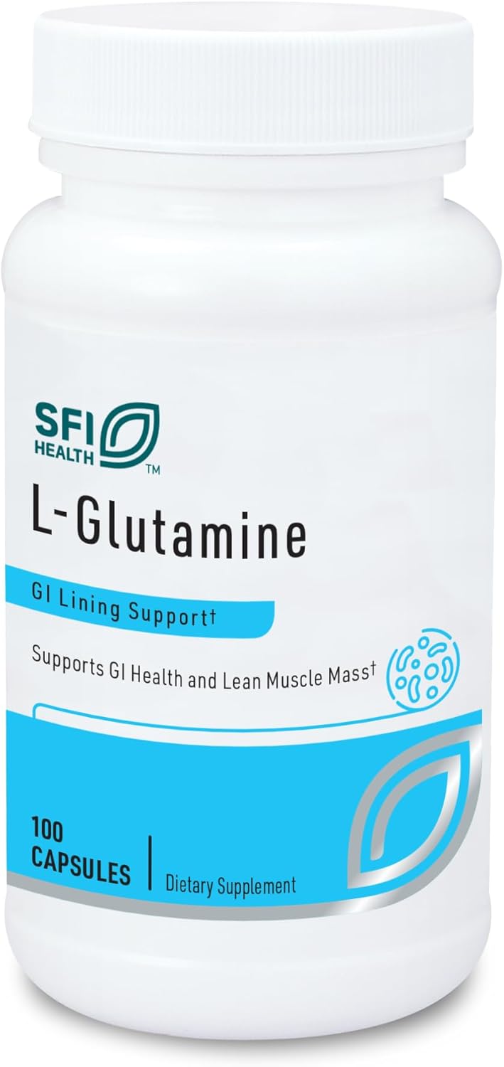 Klaire Labs L Glutamina Cápsulas 500mg - Sin Gluten 100