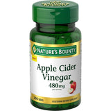 Tabletas de vinagre de sidra de manzana, 480mg por porción