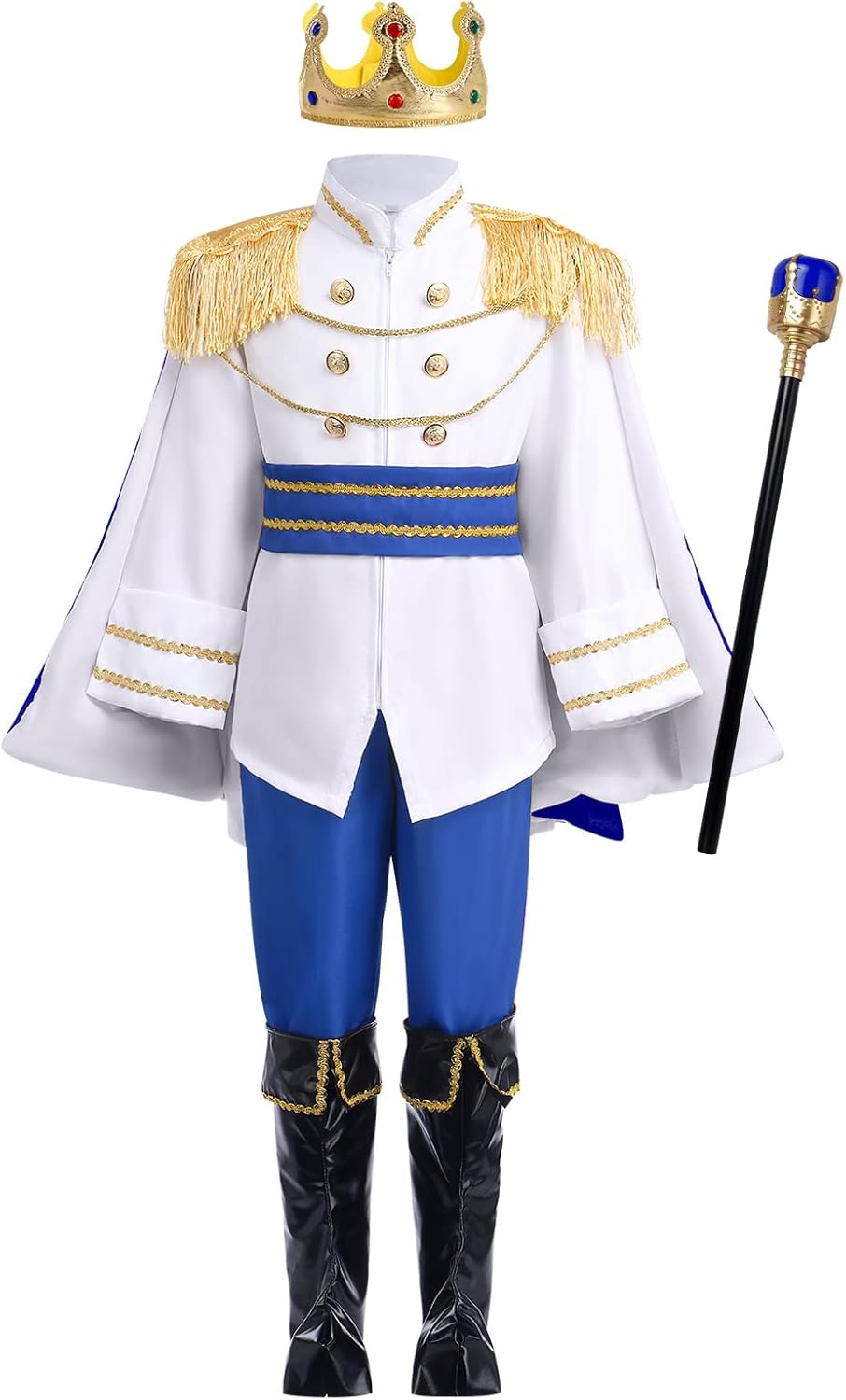 Disfraz de Príncipe Medieval AWIBMK para Niños, Halloween