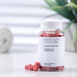 Suplemento Gomitas de vitaminas para el cabello con biotina