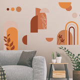Vinilos de Pared Boho de Plantas SUPERDANT 90×39 CM