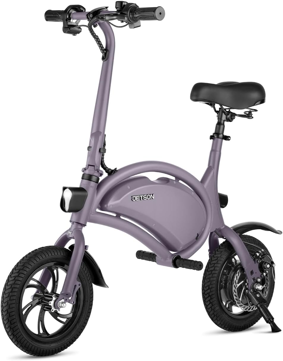 Bicicleta eléctrica Jetson Bolt, fácil de plegar, hasta 15.5 MPH