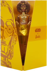 Muñeca Barbie Collector Star Wars C-3PO con accesorios y base