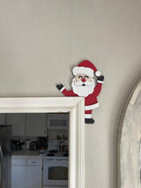 Adorno Navideño Puerta Santa Claus, Decoración Divertida, Modelo 2