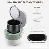 Olla arrocera Bear 3 tazas, 3D, lógica difusa, 1.6L