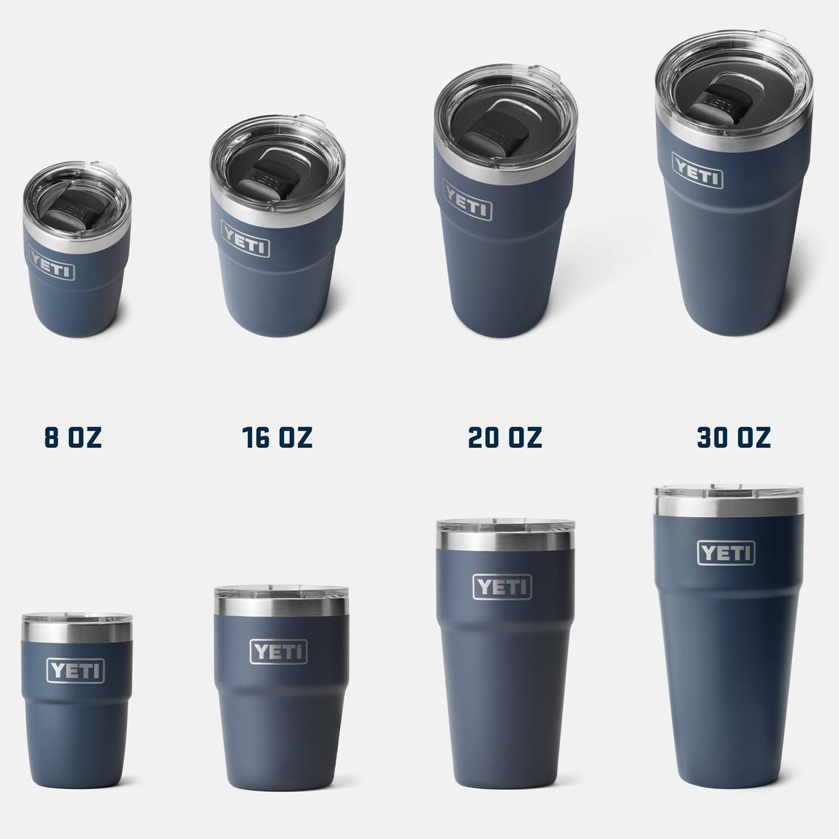 Vaso YETI Rambler 30 oz, Acero Inoxidable Aislado al Vacío