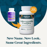 Complejo de Ashwagandha - Pattern Wellness - 60 Cápsulas Veganas