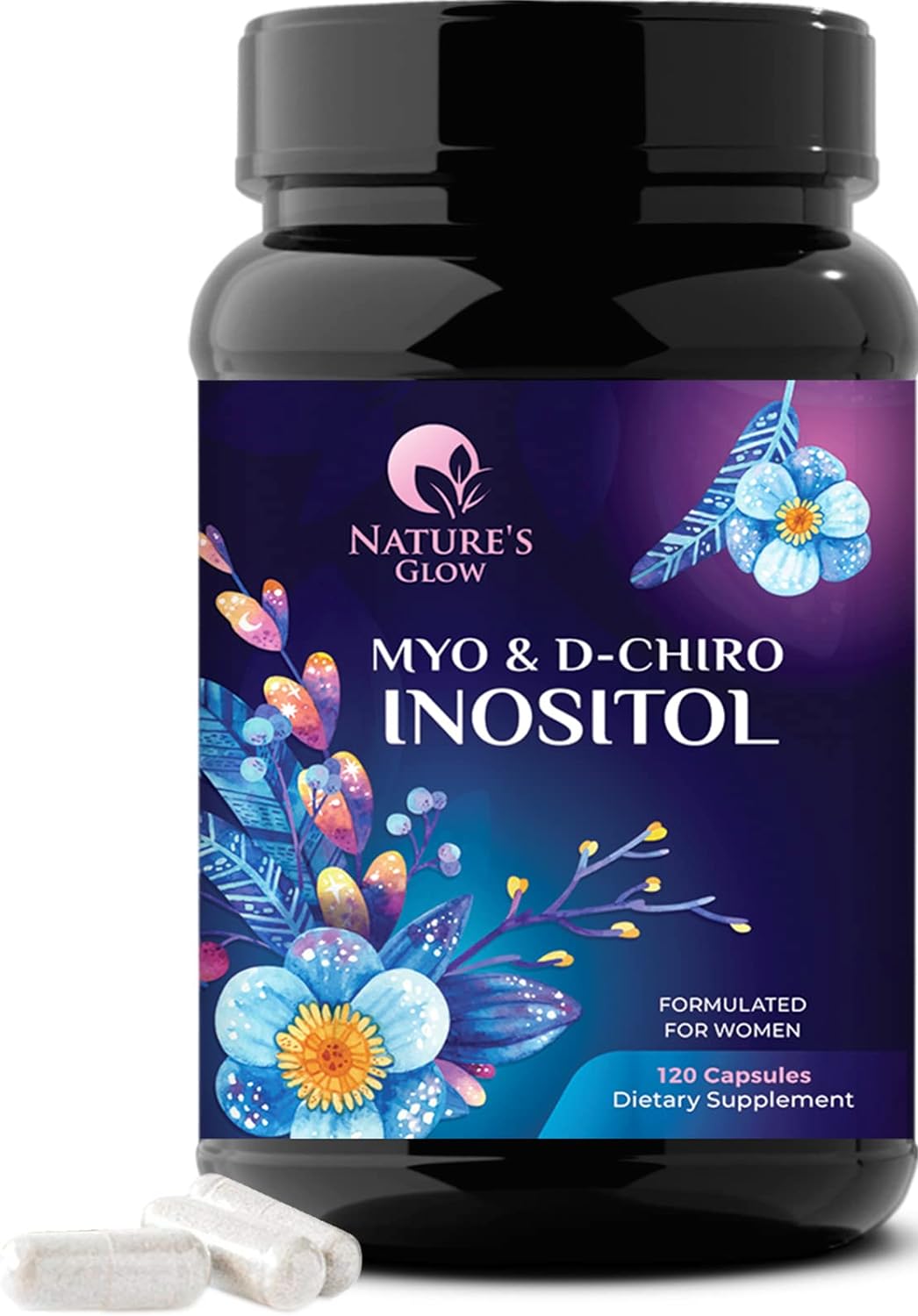 Suplementos Myo-inositol D-Chiro Inositol Hormona vegana