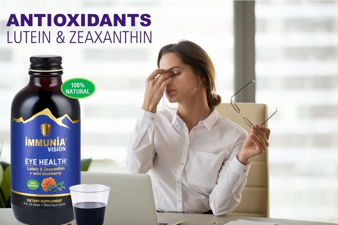 Concentrado de arándanos silvestres + luteína 20 mg.  0.2oz