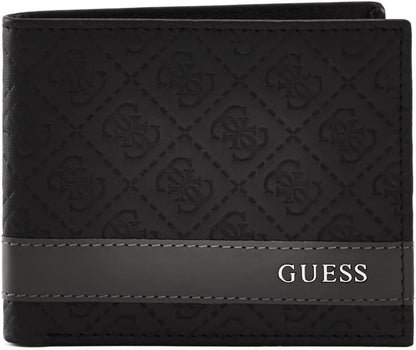 Billetera de Cuero Slim Guess para Hombre - Modelo Bifold