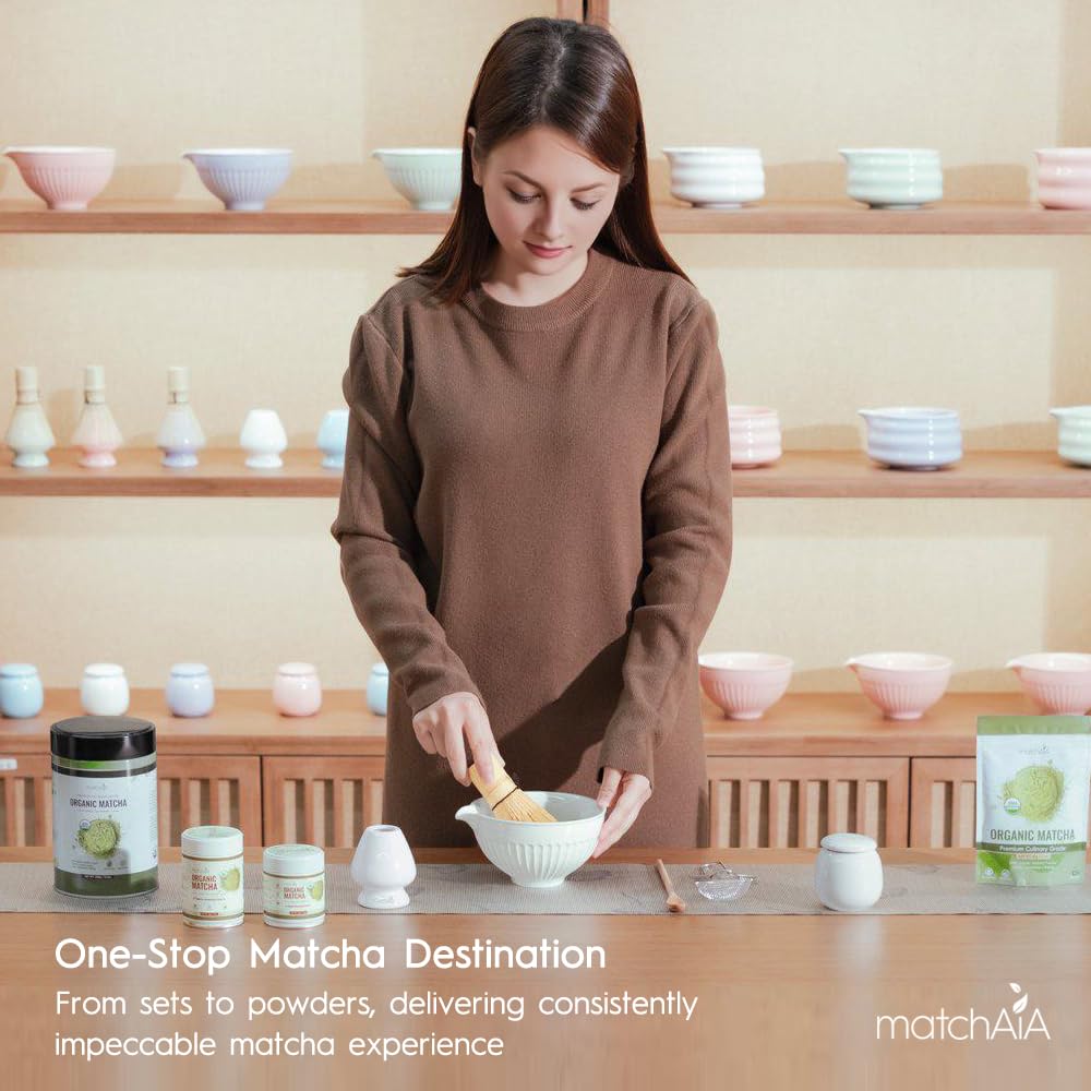 MatchAiA Matcha Orgánico Premium 100% Puro 60g Pouch