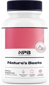 Capsulas de Remolacha Orgánica Nature's Pure Blend