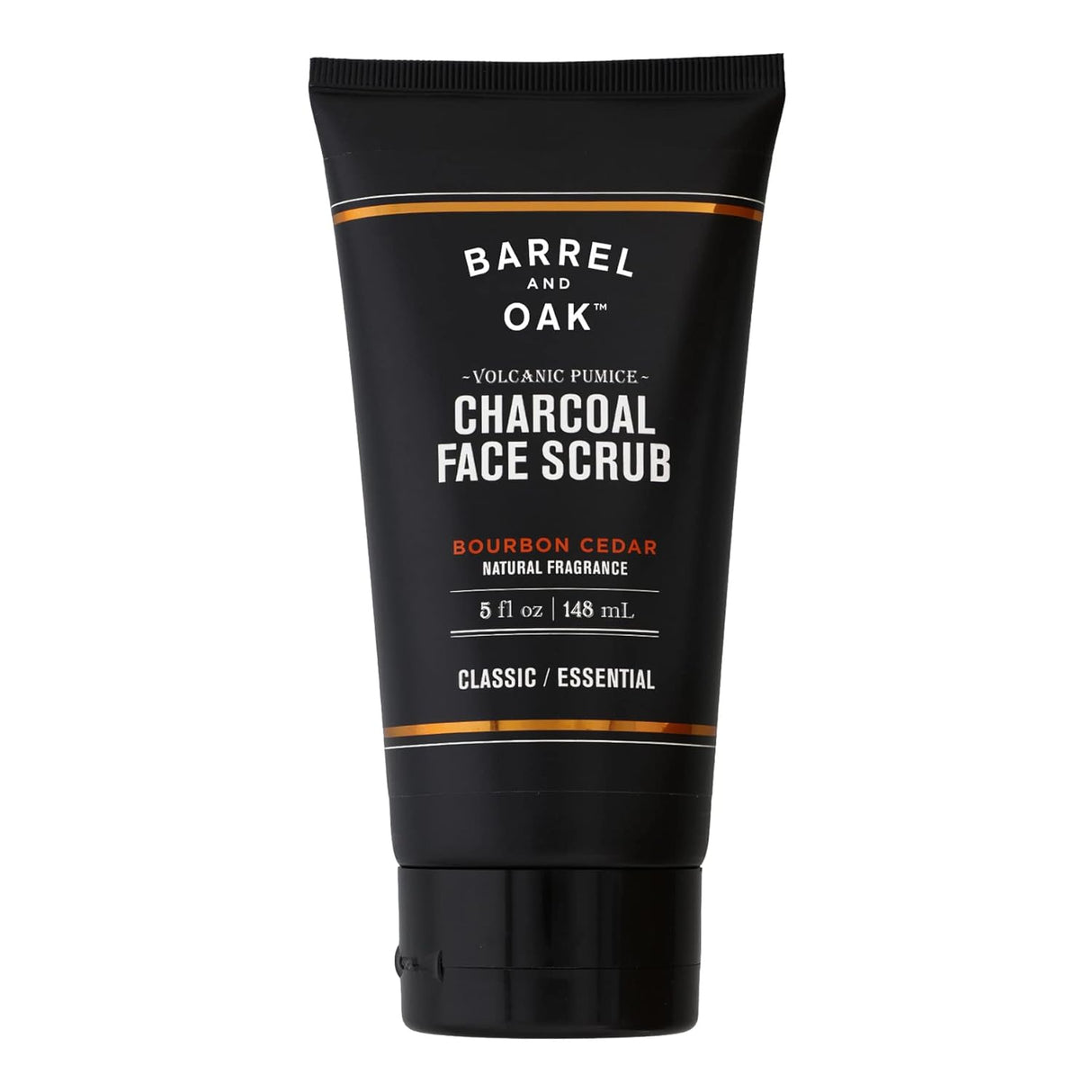 Exfoliante facial de carbón con piedra pómez volcánica