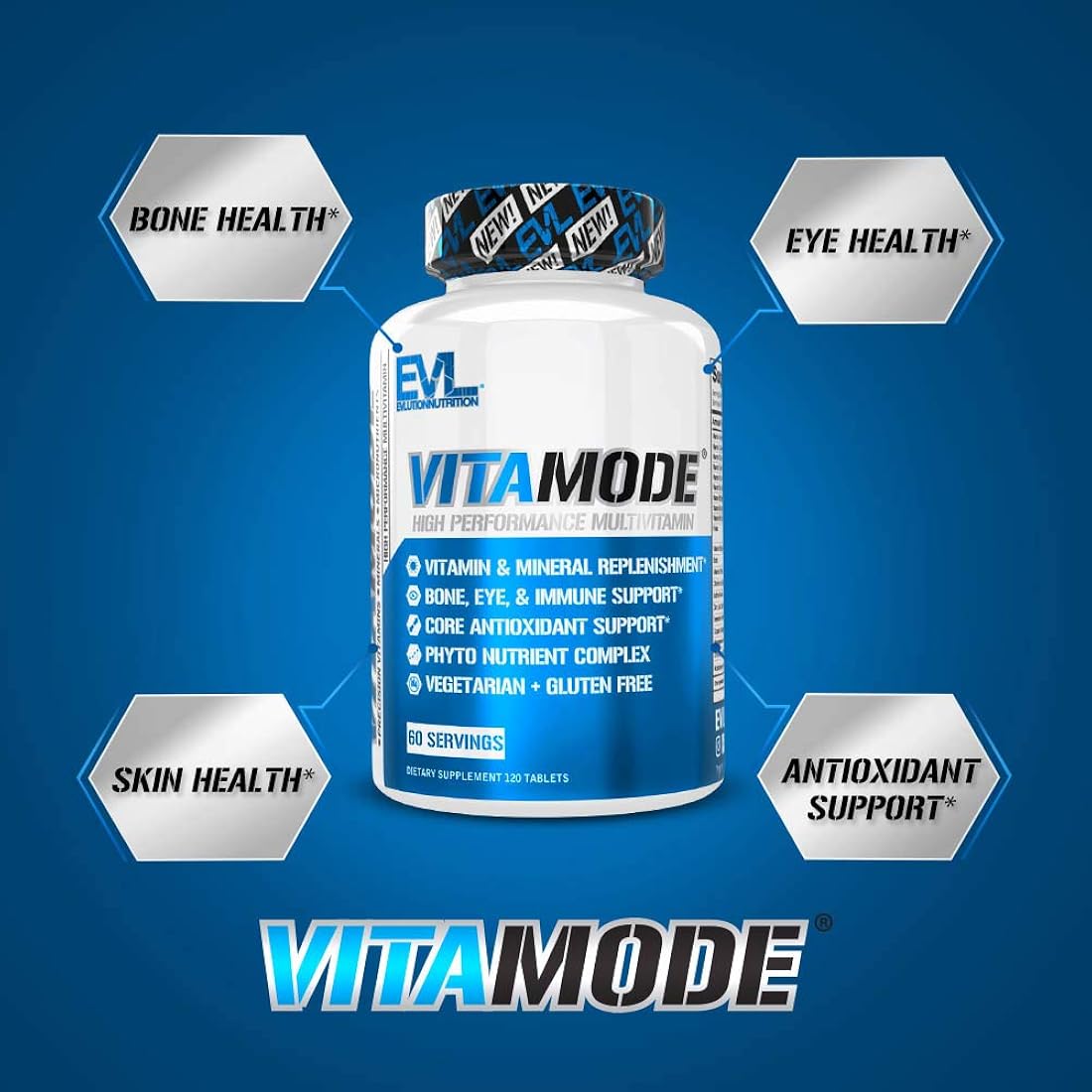 Suplemento Vitaminas antienvejecimiento diarias para hombres