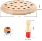 Juego de Memoria de Madera, Juguete Educativo Montessori, 3+ Años