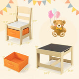 Juego de mesa y sillas para niños mesa de actividades