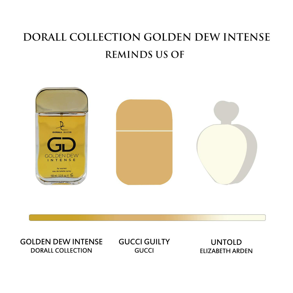 Perfume Golden Dew Intense para Mujer Eau de Parfum Spray