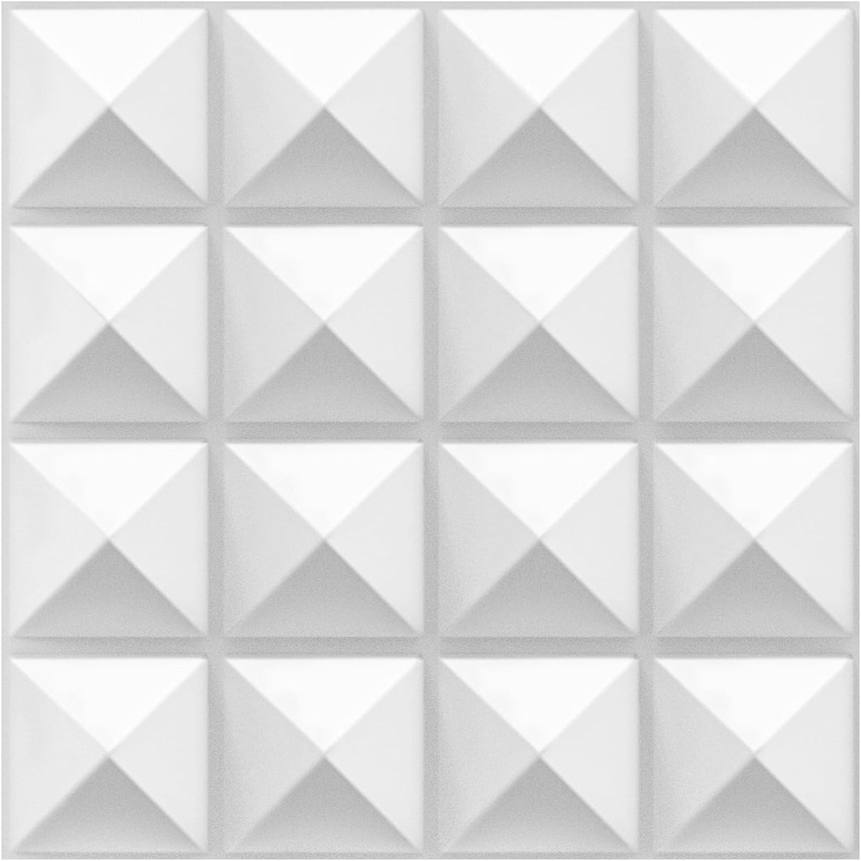 Paneles Difusores Acústicos TroyStudio 12x12x1 Pvc 8 Piezas
