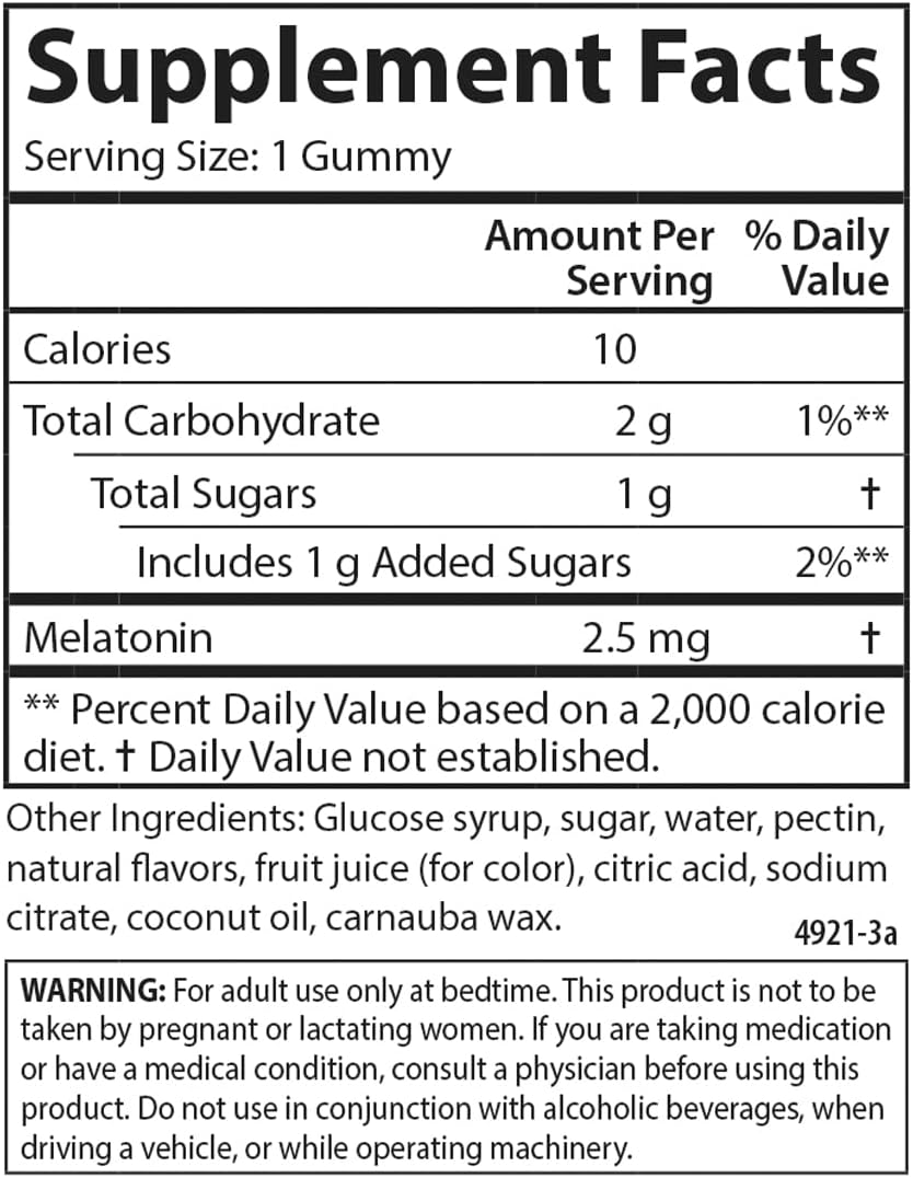 Carlson Gomitas promueve la relajación 2.5 mg fresa 100unid