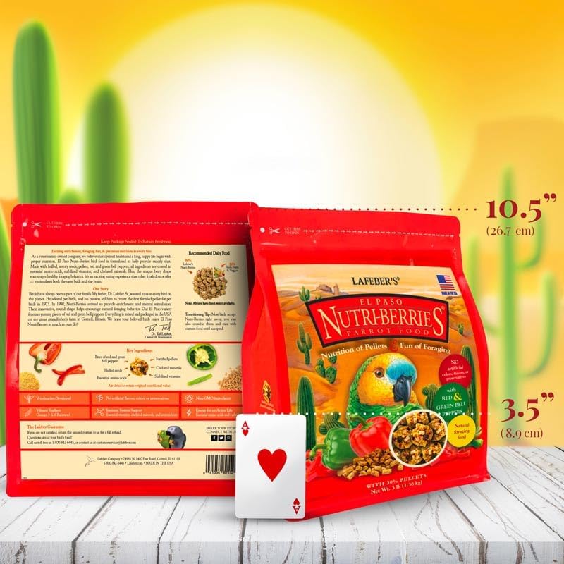 LAFEBER&#39;S El Paso Nutri-Berries - Alimento 3 libras