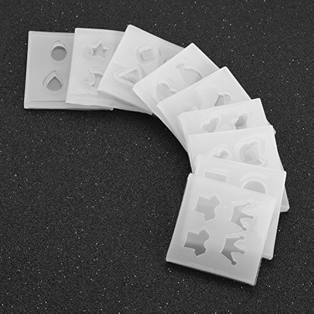 9 tipos Mujer Art Decortive molde de silicona para hacer arete molde resina epoxi Set DIY hecho a mano kit de herramientas decoración