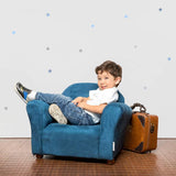 Keet Silla de felpa para niños, 2-5 años, azul marino