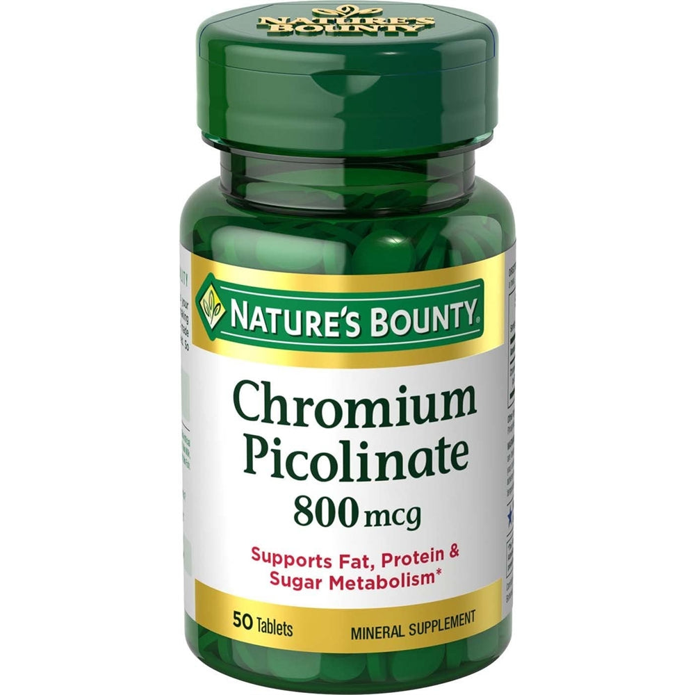 Suplemento mineral de Picolinato de cromo en tabletas
