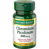 Suplemento mineral de Picolinato de cromo en tabletas
