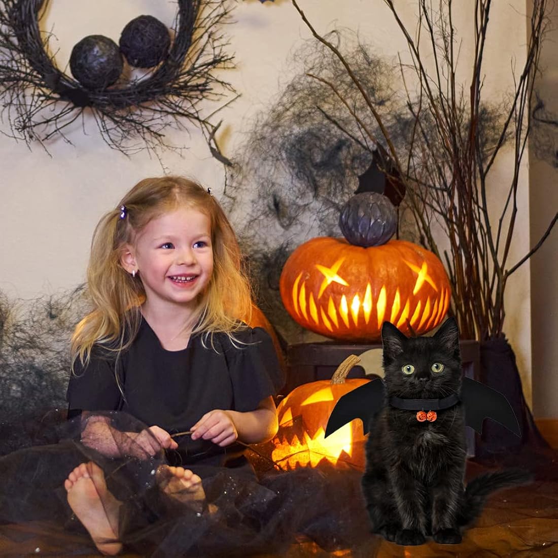 Disfraces de Halloween d alas de murciélago talla única