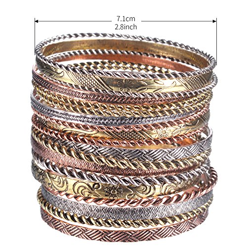 Conjunto de brazalete  múltiples brazaletes de metal azteca