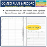 Libro de planificación y registro de combinación amplia