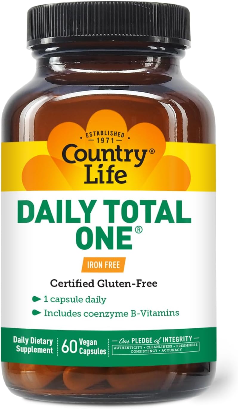 Multivitamínico Daily Total One, Country Life, 60 Vegano