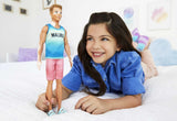 Muñeca Barbie Fashionistas Ken con Vitiligo, Malibu Tank, Shorts, #192