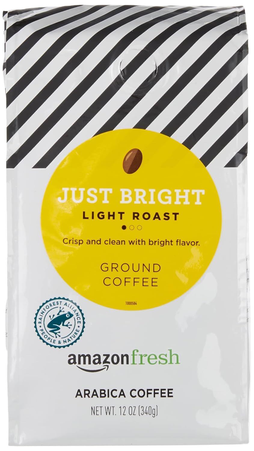 Café Molido Suave Amazon Fresh, 12 oz, Just Bright Ground Coffee