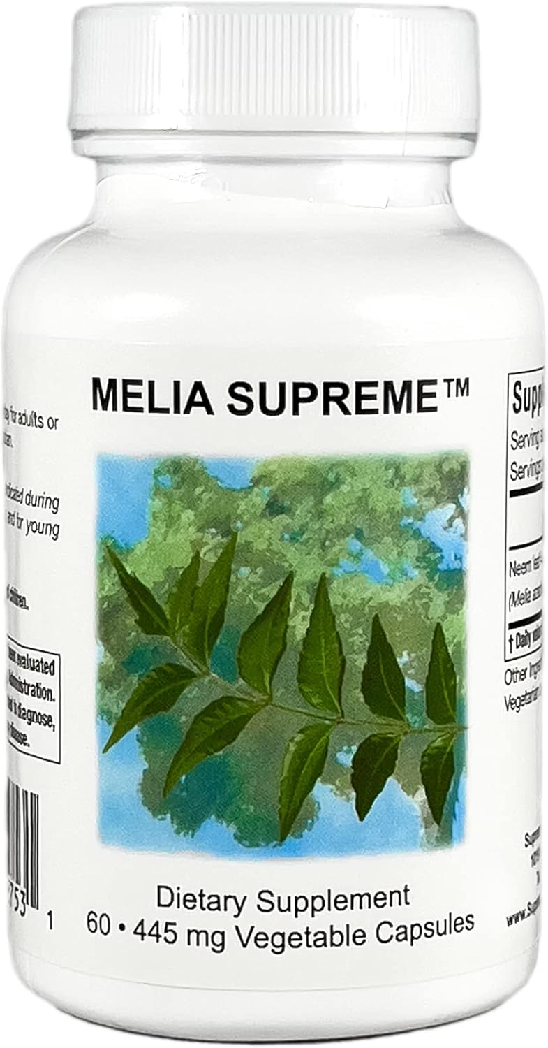 Suplemento  de hoja de neem en polvo puro 60 cápsulas