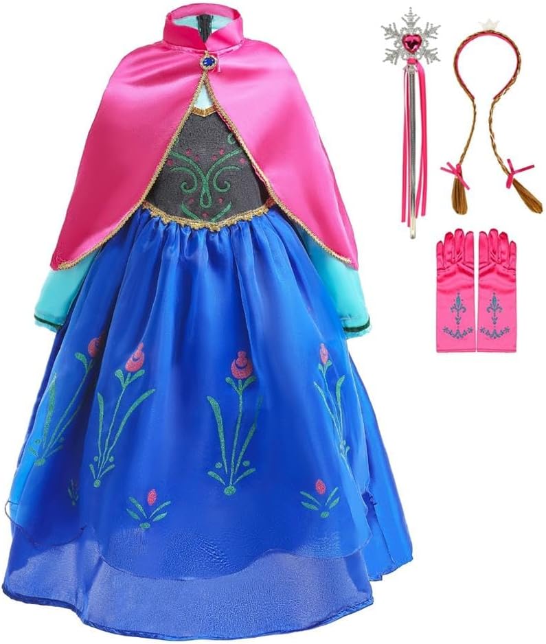 Disfraz de Princesa de Hielo, Dressy Daisy, Tallas 2T-10