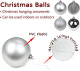 Bolas de Navidad Grandes 4.7 Decoración Shatterproof 4 Pcs