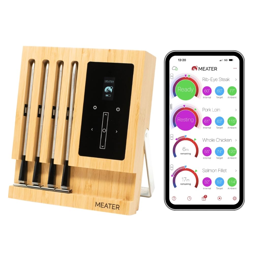 Termómetro de carne inteligente MEATER Block - 4 probes, app