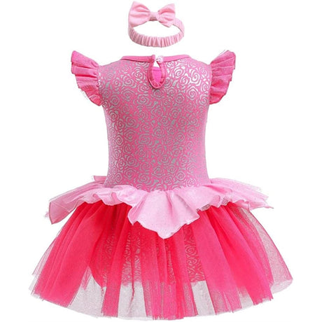 disfraz para bebé con diseño de princesa rosado 0 - 3 meses
