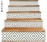 Adhesivo de vinilo para escaleras.