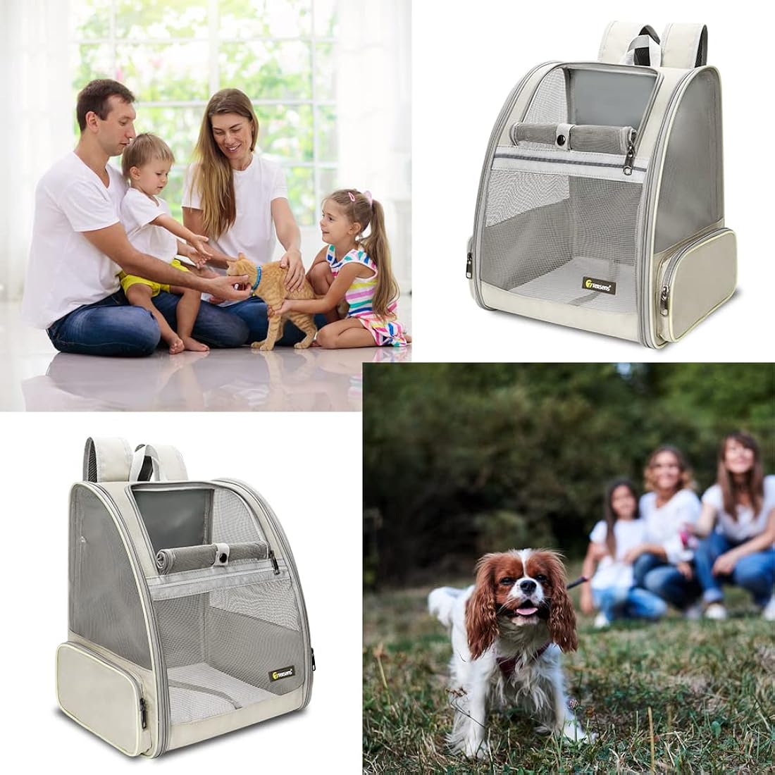 Bolso para transporte de gatos seguro y cómodo