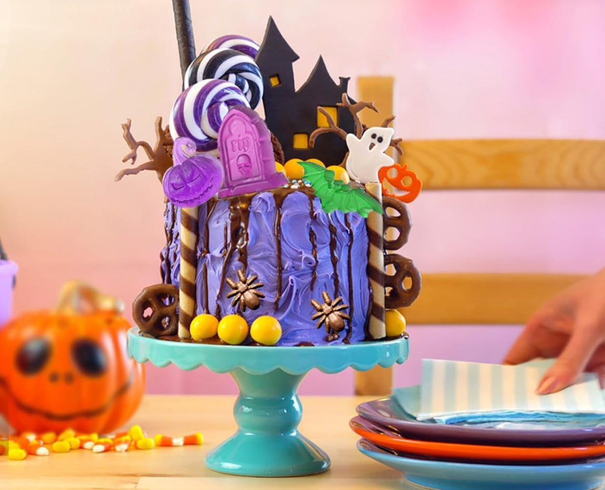 Molde de Silicona Halloween 2 Pack, 3D Calavera y Murciélago