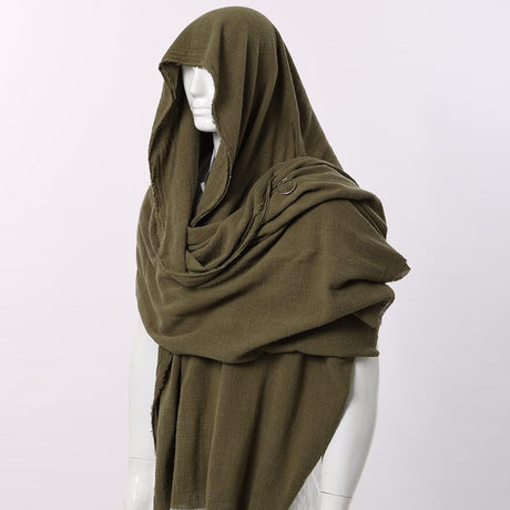 Bufanda GRACEART estilo post-apocalíptico, cowl shaman, modelo