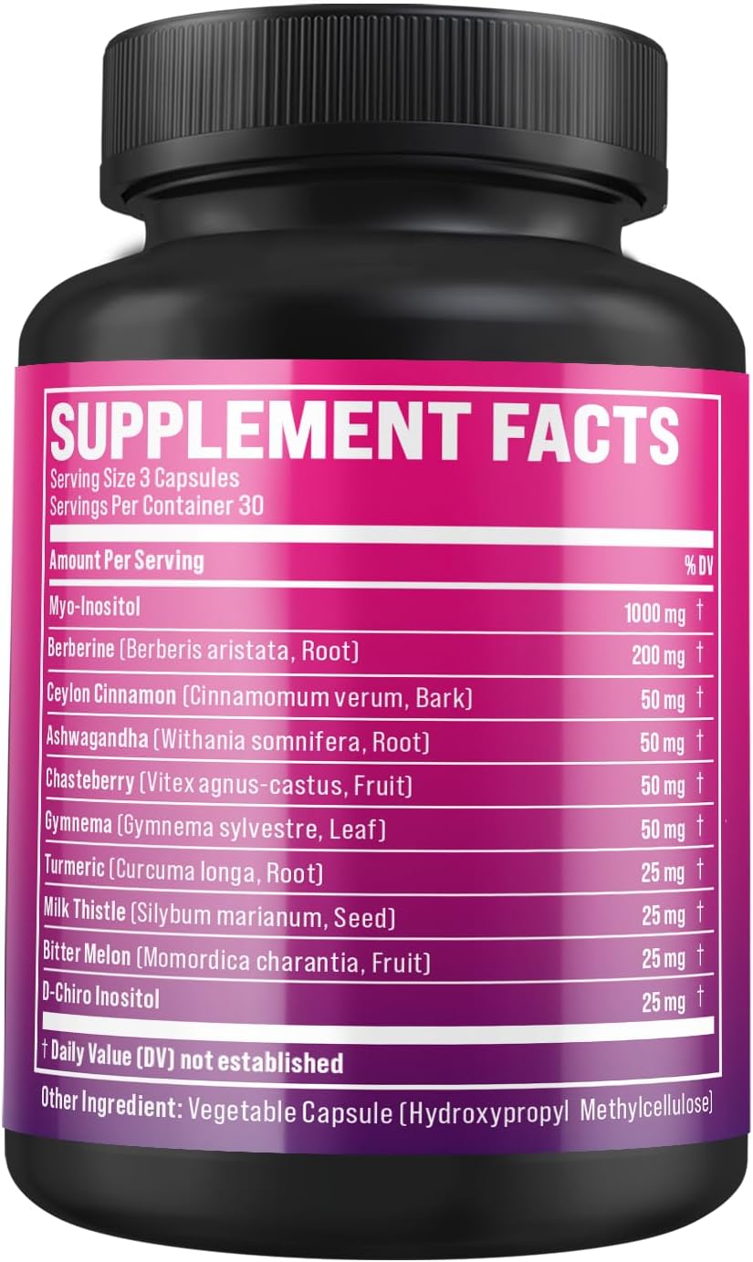 BMVINVOL Suplemento de Inositol 90 cápsulas, 40:1, con Berberina