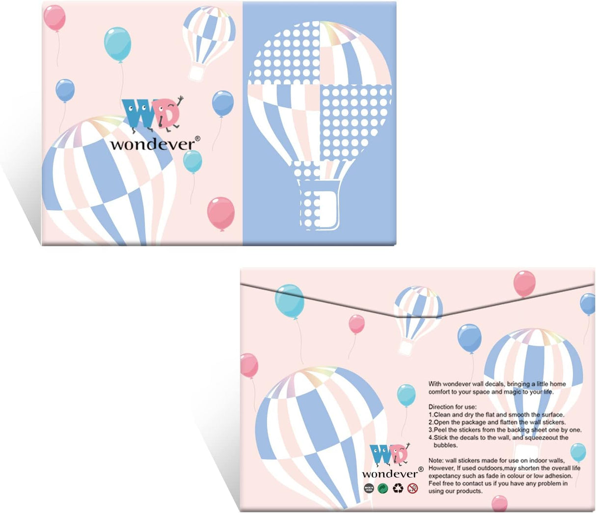 Stickers de Poppy Floral Wondever para Paredes - Peel and Stick