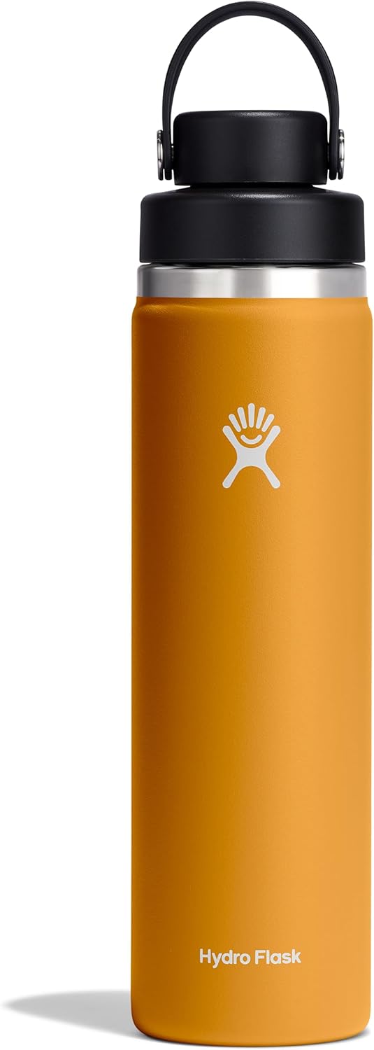 Botella de acero inoxidable con tapa a prueba de fugas  Wide Mouth Chug Cap