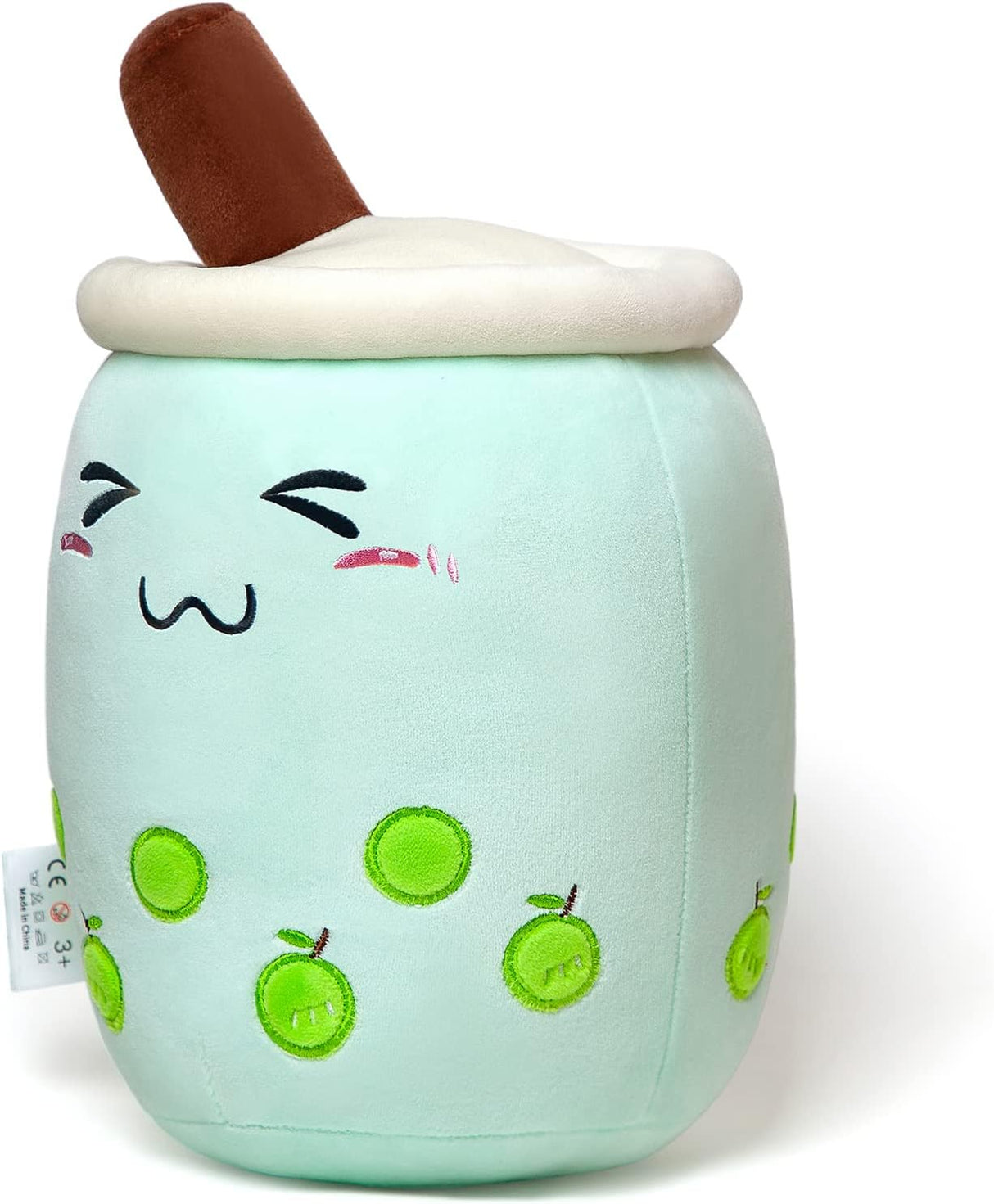 Peluche de té con leche adorable almohada de peluche