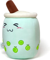 Peluche de té con leche adorable almohada de peluche