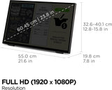 Monitor táctil ViewSonic TD2465 24 1080p, HDMI, USB, ergonómico